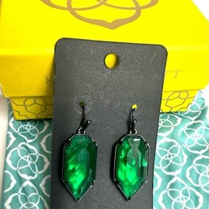 Kendra Scott Gunmetal Palmer Earring-Vintage-Rare